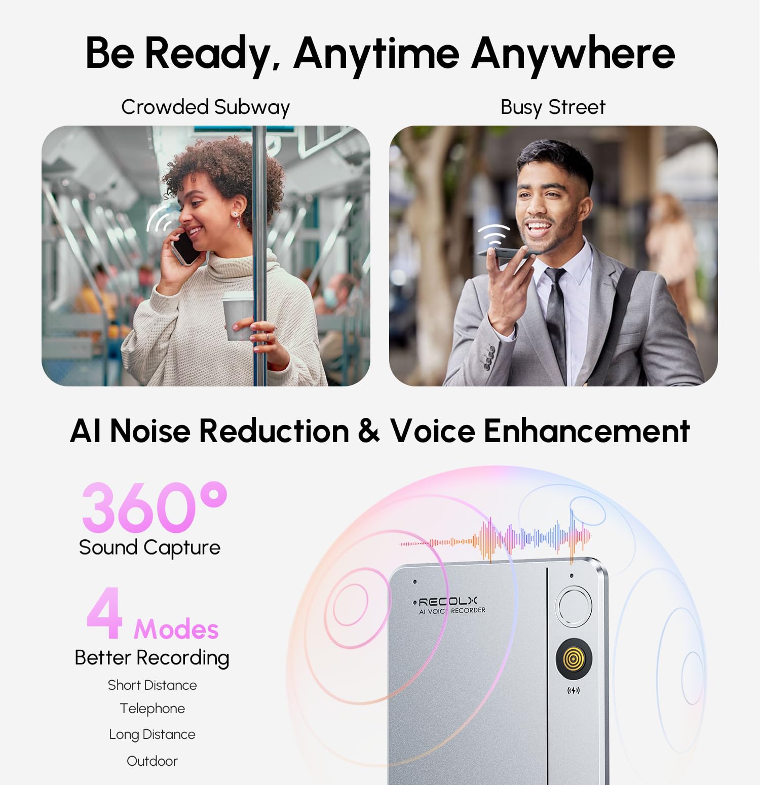 Amazon.co.jp: RECOLX AIボイスレコーダー&トランスクリバー GPT-5.2